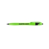 Promotional Colored Honesty Pen with Black Accents Neon Green/Black HIPEN2