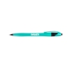 Promotional Colored Honesty Pen with Black Accents Teal Blue/Black HIPEN2