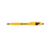 Promotional Colored Honesty Pen with Black Accents Yellow/Black HIPEN2