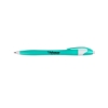 Promotional Colored Honesty Pen with White Accents Teal Blue/White HIPEN3