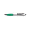 Promotional HS Silver Pen Stylus and Color Accent Silver/Green HIPEN8
