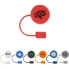 Custom Flat Round Straw Covers with Logo HLFLST