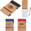 Custom Kraft Jotter with Pen with Logo KRTJOT