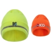 Custom 12 Folded Safety Beanie with Reflective Threads with Logo MACBEA