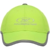 Promotional Reflective Tape Lines Safety Cap Neon Green MACCAP