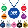 Custom Medallion Bead Necklace w/ Medallion with Logo MEDSCB