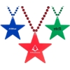 Custom Star Medallion Beads with Logo MEDSTR