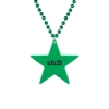 Promotional Star Medallion Beads Green MEDSTR