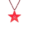 Promotional Star Medallion Beads Red MEDSTR
