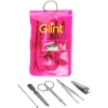 Promotional Manicure Set in Pouch Pink/Silver NAIL2
