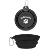 Promotional Silicone Collapsible Drink Bowls Black PET5