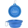 Promotional Silicone Collapsible Drink Bowls Blue PET5