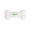 Promotional Bone Shaped Dog Squeeze Toy White PET8