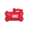 Promotional Bone Shaped Bag Holder Red PETBGH