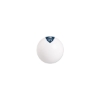 Promotional Lip Balm Ball White RNDLIP