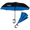 Promotional Dual-Tone Inverted Umbrella Black/Blue SBIVUM