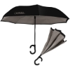 Promotional Dual-Tone Inverted Umbrella Black/Gray SBIVUM