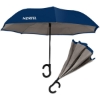 Promotional Dual-Tone Inverted Umbrella Navy Blue/Gray SBIVUM