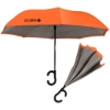 Promotional Dual-Tone Inverted Umbrella Orange/Gray SBIVUM