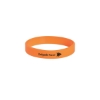 Promotional Silicone Band Bracelet Orange SILBCT