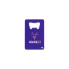 Promotional Credit Card Powder Coated Bottle Opener Blue SNGCBO
