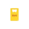 Promotional Credit Card Powder Coated Bottle Opener Yellow SNGCBO
