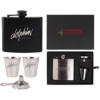 Custom The Kenzie Flask, Shot Glass and Funnel Gift Set with Logo SNGFFS