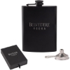 Promotional Oakhurst 8 Oz. Flask and Funnel Gift Set Black SNGFGS
