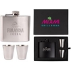 Custom The Duncan Flask and Shot Glass Gift Set with Logo SNGFKS