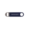 Promotional Vinyl Wrapped Paddle Style Bottle Opener Navy Blue SNGPBO