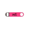 Promotional Vinyl Wrapped Paddle Style Bottle Opener Pink SNGPBO
