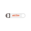 Promotional Vinyl Wrapped Paddle Style Bottle Opener White SNGPBO