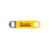 Promotional Vinyl Wrapped Paddle Style Bottle Opener Yellow SNGPBO