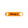 Promotional Paddle Style Powder Coated Steel Bottle Opener Orange SNGSBO
