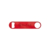 Promotional Paddle Style Powder Coated Steel Bottle Opener Red SNGSBO