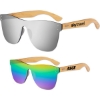 Custom No Frame Bamboo Sunglasses with Logo SUNBAM