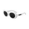 Promotional Clout Sunglasses White/Black SUNCLT