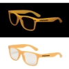 Promotional Glow in the Dark Iconic Sunglasses Orange/Clear SUNGID