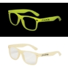 Promotional Glow in the Dark Iconic Sunglasses Yellow/Clear SUNGID