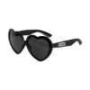 Promotional Heart Shaped Sunglasses Black SUNHRT