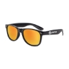 Promotional Iconic Black Frame Mirror Lens Sunglasses Orange/Black SUNICM