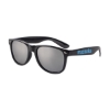 Promotional Iconic Black Frame Mirror Lens Sunglasses Silver/Black SUNICM