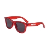 Promotional Inverted Reduced Glare Sunglasses Translucent Red SUNINV
