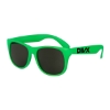 Promotional Solid Color Classic Sunglasses Green/Black SUNSCL