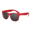 Promotional Solid Color Classic Sunglasses Red/Black SUNSCL