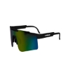 Promotional Sport Mirror Lens Sunglasses Yellow/Blue SUNSPRT