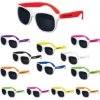 Custom White Frame Classic Sunglasses with Logo SUNWFC
