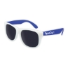 Promotional White Frame Classic Sunglasses Blue/White/Black SUNWFC