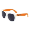 Promotional White Frame Classic Sunglasses Orange/White/Black SUNWFC