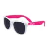 Promotional White Frame Classic Sunglasses Pink/White/Black SUNWFC